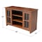 International Concepts EnteRTAinment / TV Stand, with 2 Doors, 48", Espresso TV581-34 - alternate 5